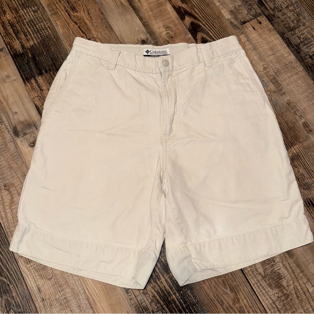 Columbia Men’s Khaki Jean Shorts Size 30